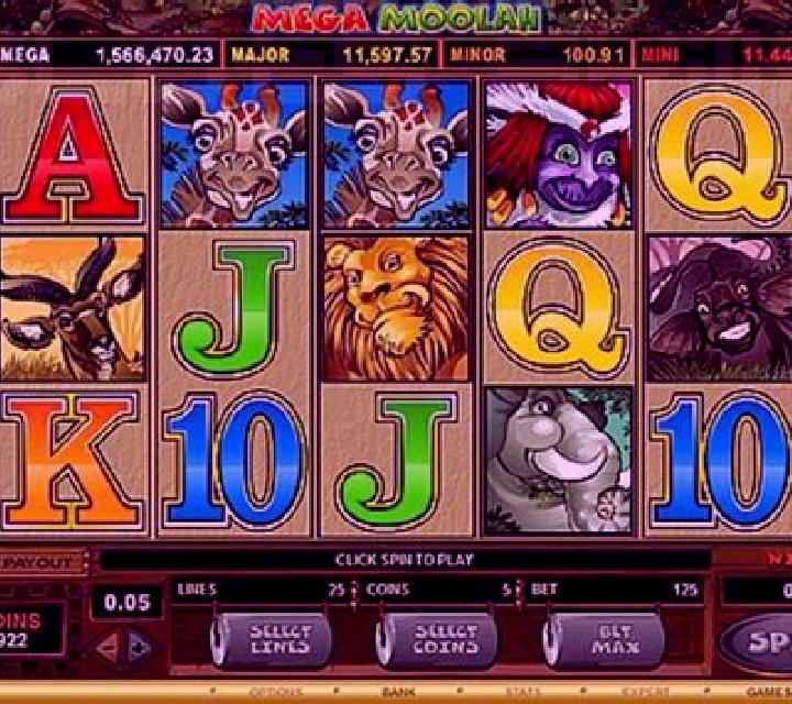 Napoleon Mega Moolah slot machine