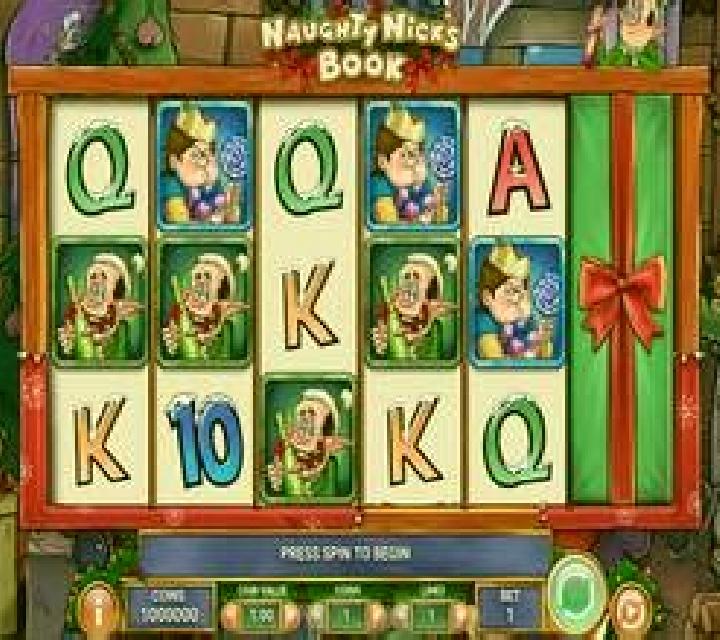 Naughty Nick’s Book: Play slot machine