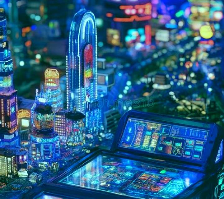 Neon City slot machine