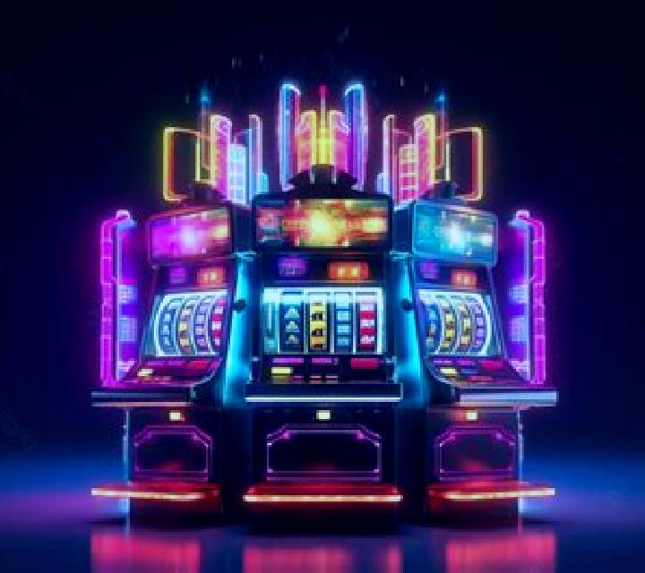 Neon Lights Quad slot machine