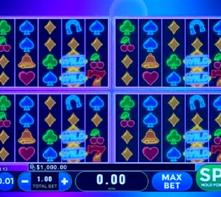 Neon Lights Quad slot