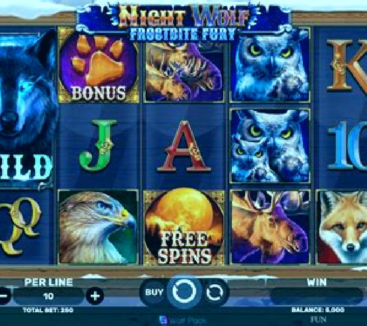 Night Wolf - Frostbite Fury slot game