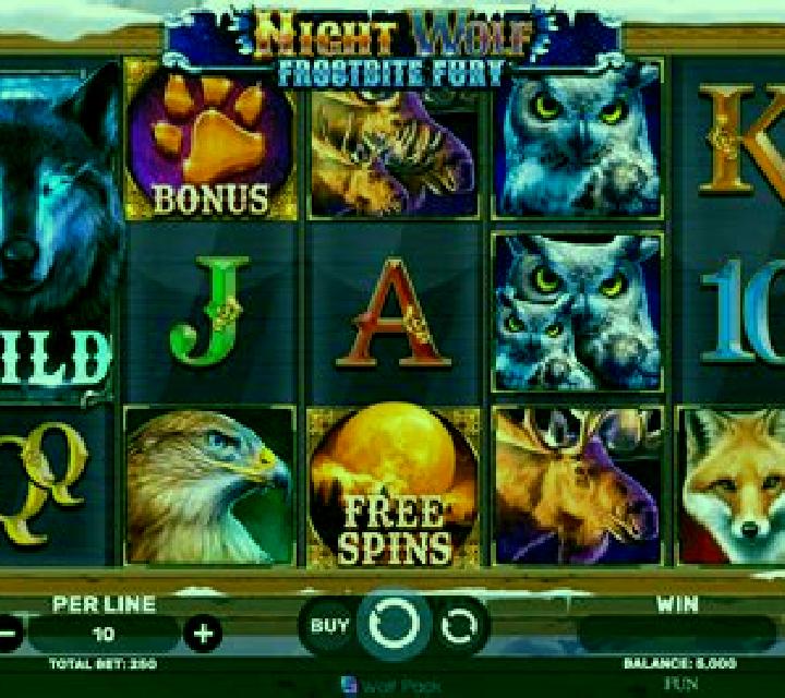 Night Wolf - Frostbite Fury slot machine