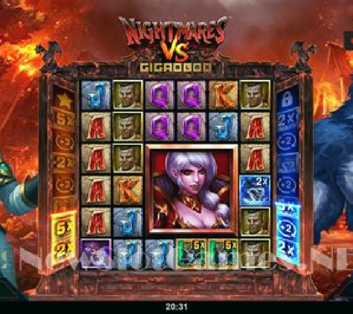 Nightmares vs GigaBlox online slot