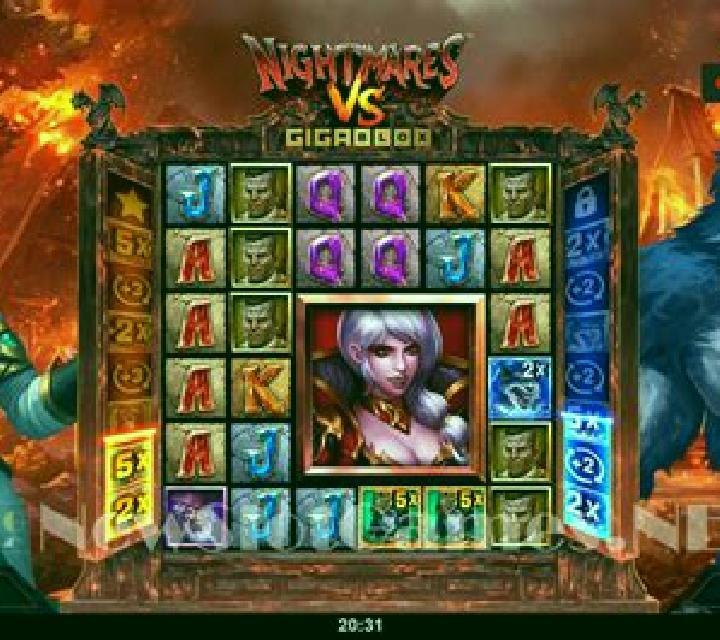 Nightmares vs GigaBlox slot machine