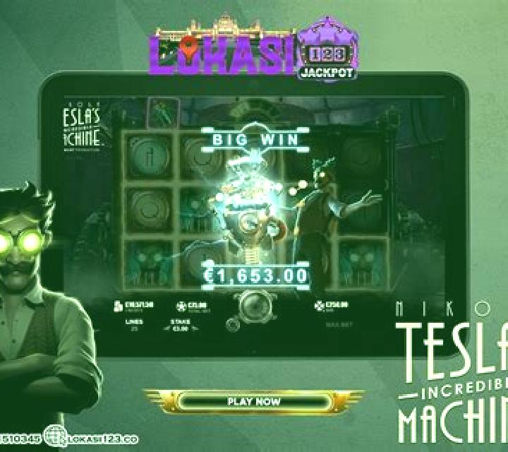 Nikola Tesla Supercharged slot machine