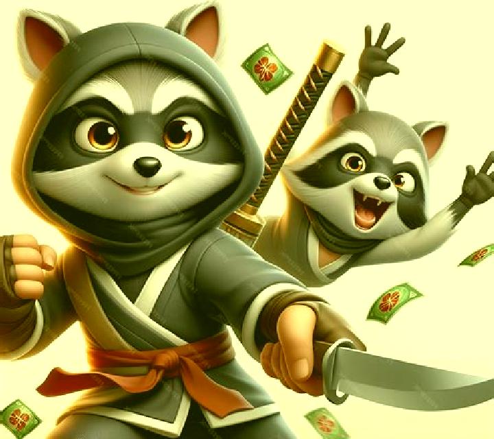 Ninja Raccoon slot game