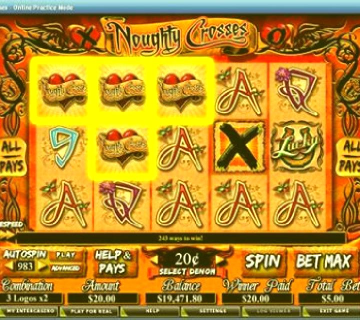 Noughty Crosses slot game