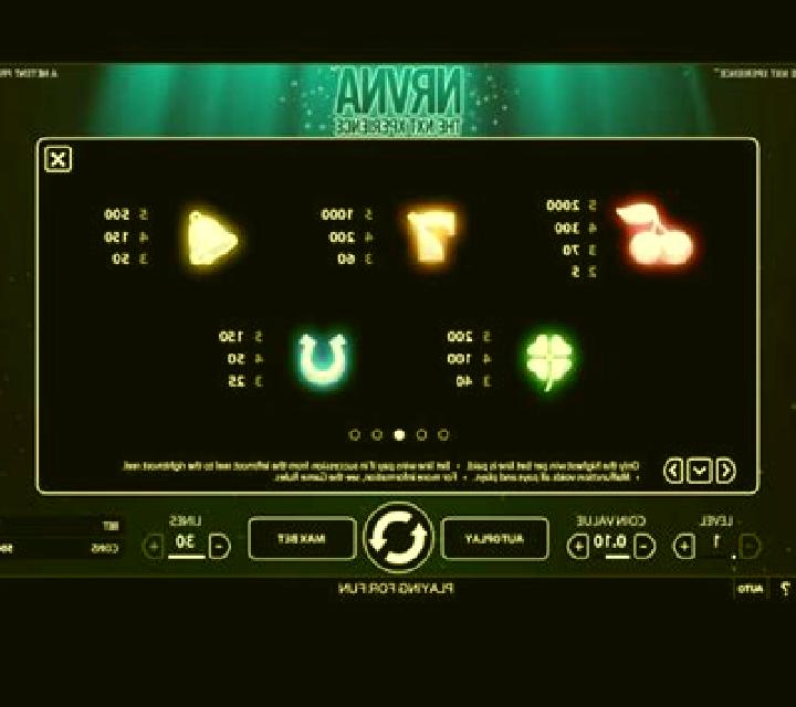 NRVNA slot game