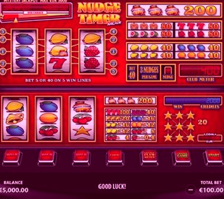 Nudge Timer Arcade slot