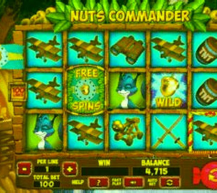 Nuts Commander slot machine