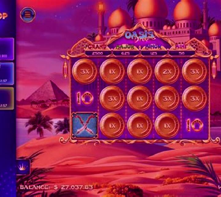 Oasis Dreams (NeoGames) slot machine