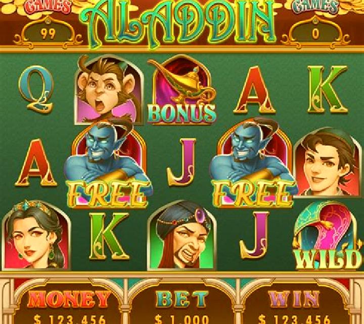 Ocean King Plus Aladdin Adventure slot machine