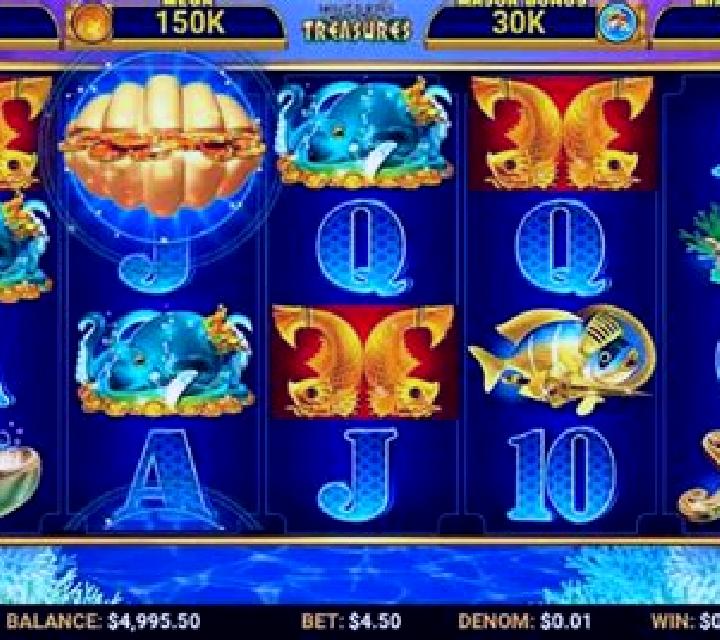 Ocean Spin Kingdom s Treasures slot machine