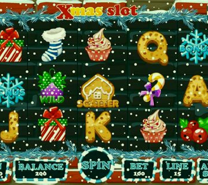 Office Christmas slot game