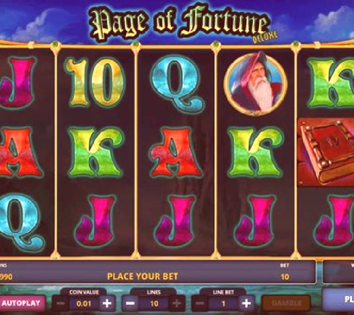 Page of Fortune Deluxe slot