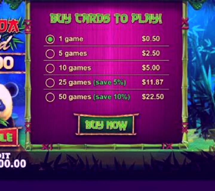 Panda Gold Scratchcard online slot