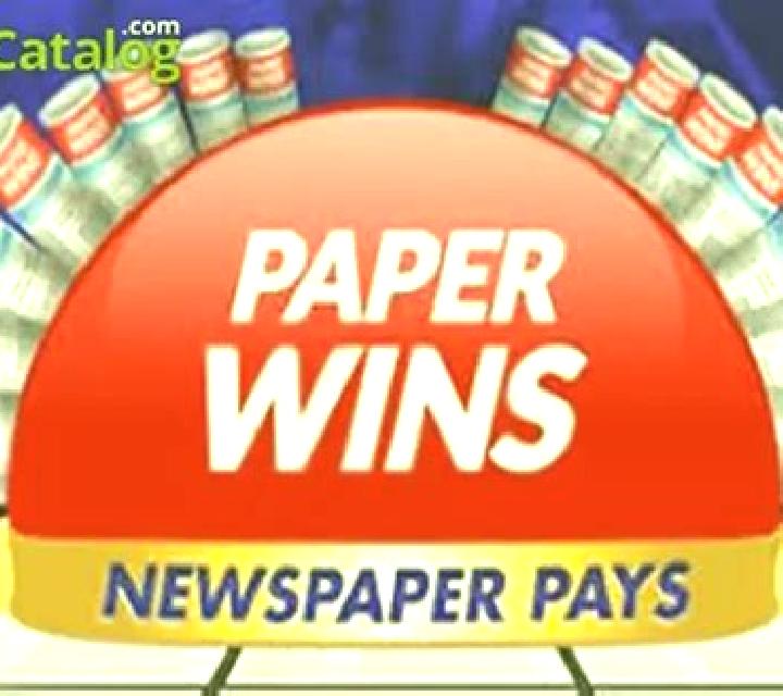 Paper Wins slot machine