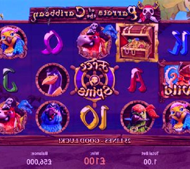 Parrots of the Caribbean slot machine
