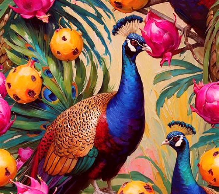 Peacock And Dragon online slot