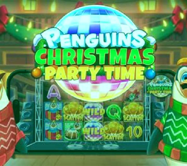 Penguins Christmas Party Time slot machine