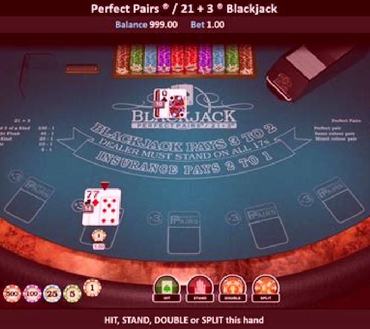 Perfect Pairs Blackjack (Swintt) slot game