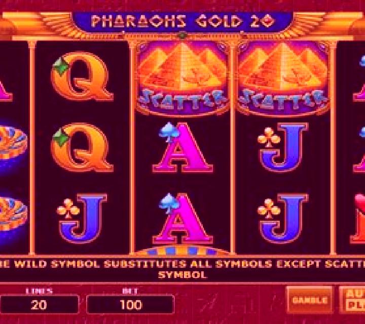 Pharaohs Gold 20 slot