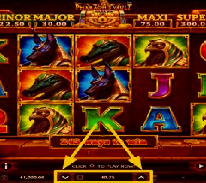 Pharaoh s Vault - Hold & Win slot machine