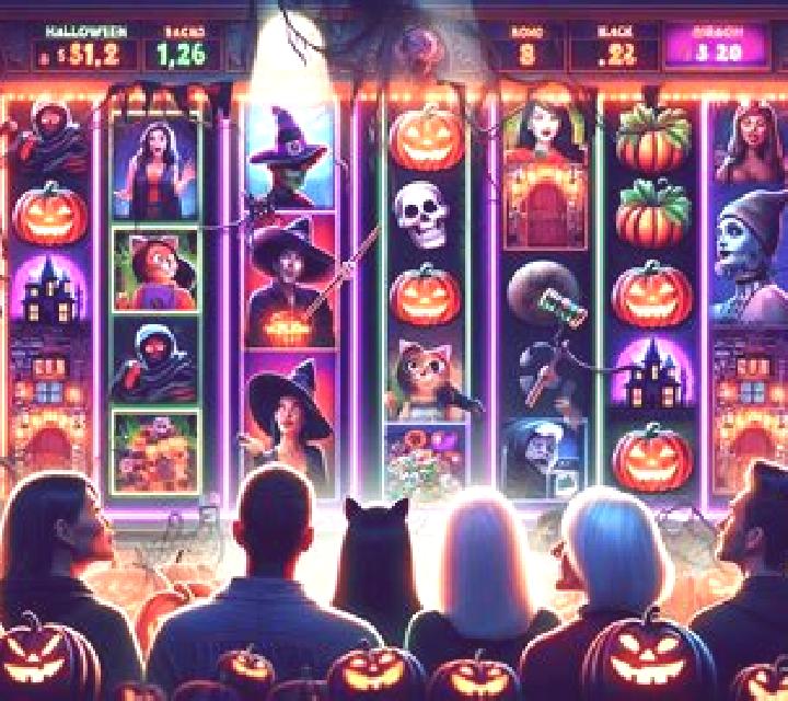 Phil and Kanes Halloween slot machine