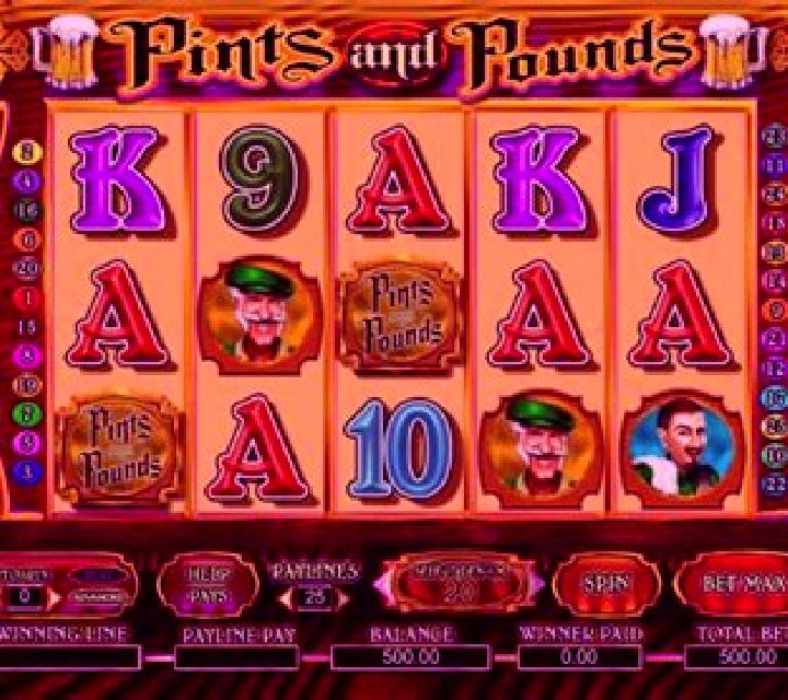 Pints and Pounds slot game