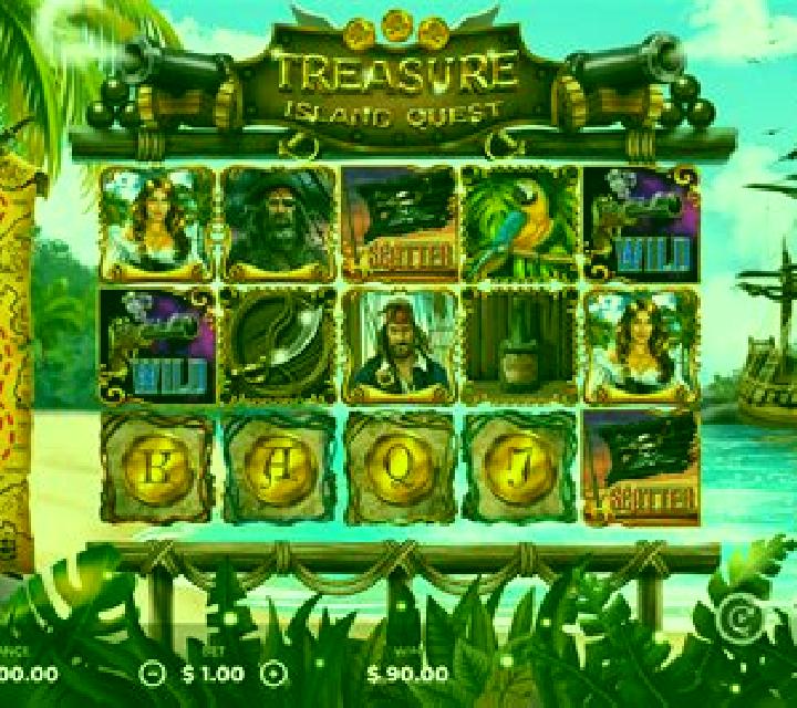 Pirate s Treasure Quest slot machine