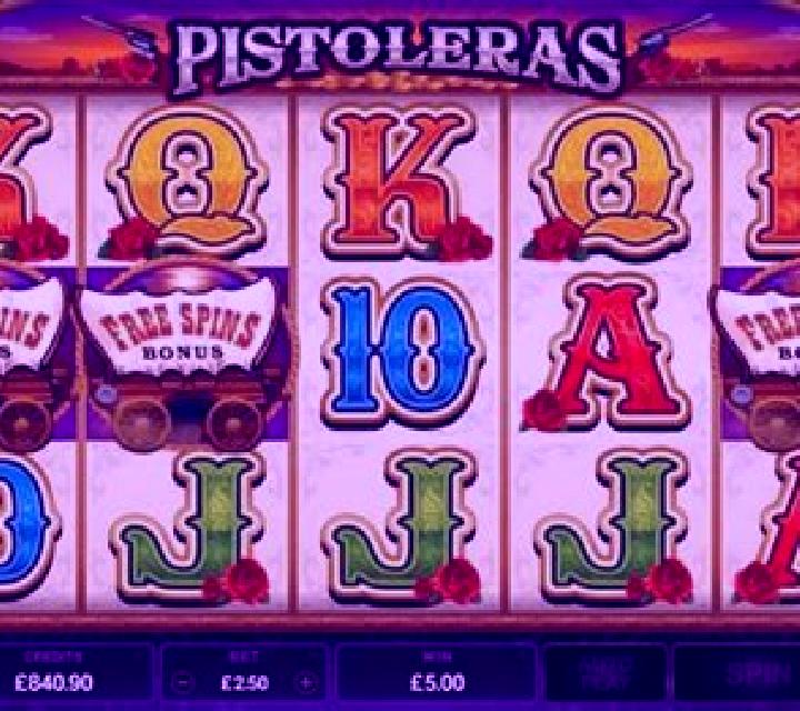 Pistoleras slot machine