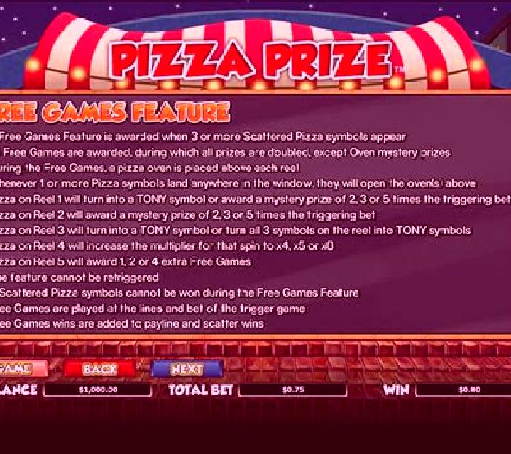 Pizza Prize slot