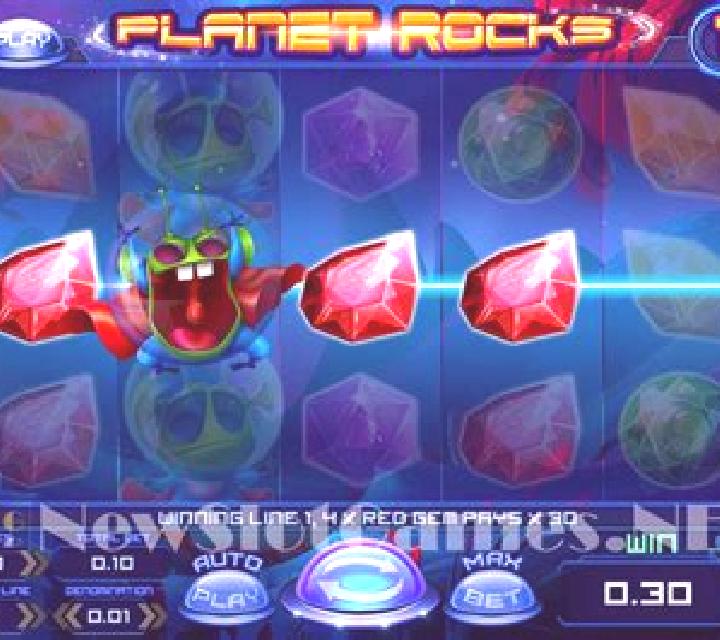 Planet Rocks slot machine