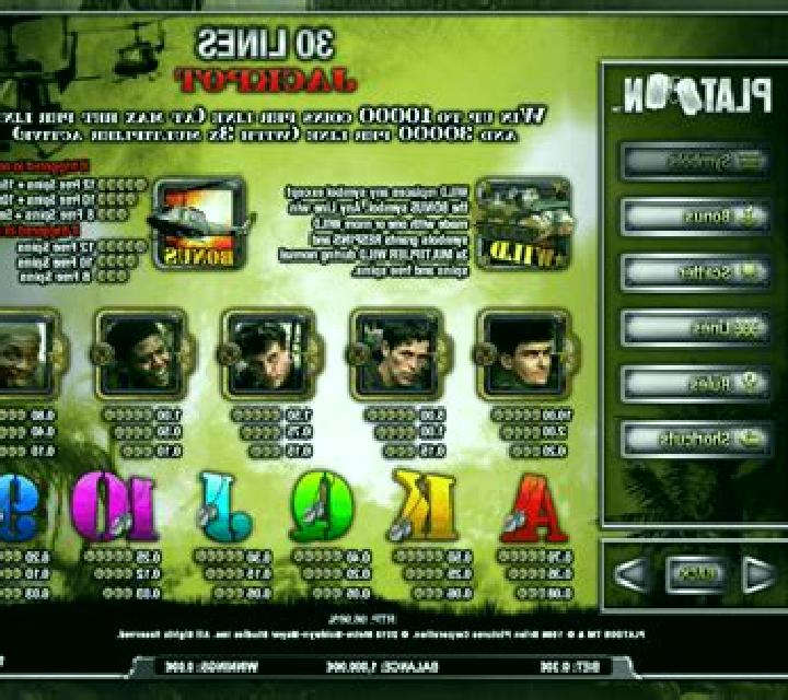 Platoon online slot