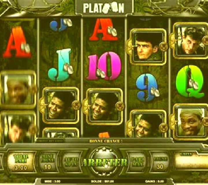 Platoon slot machine
