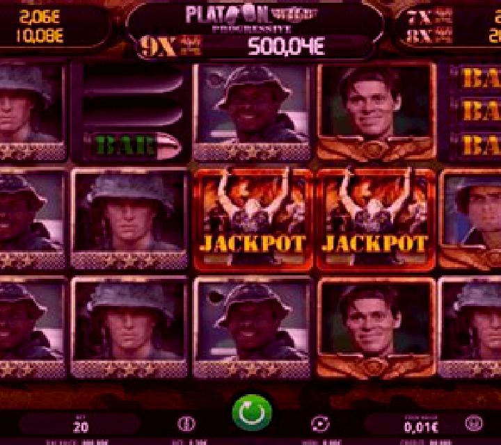 Platoon Wild Progressive slot machine