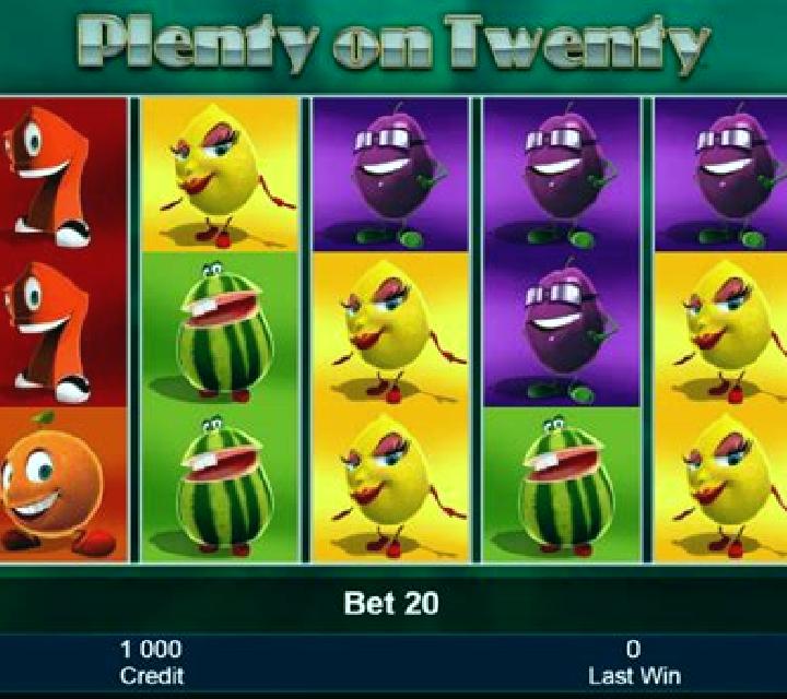 Plenty on Twenty slot machine