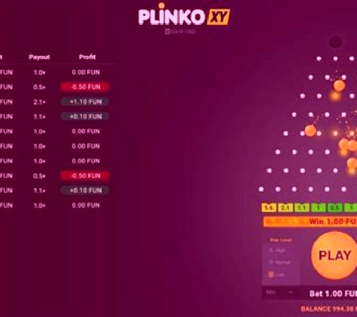 Plinko XY slot machine