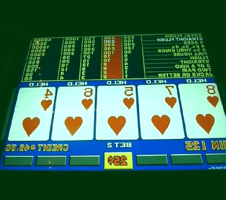 Poker slot machine