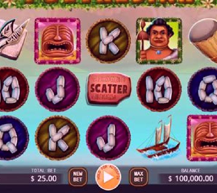 Polynesian slot machine