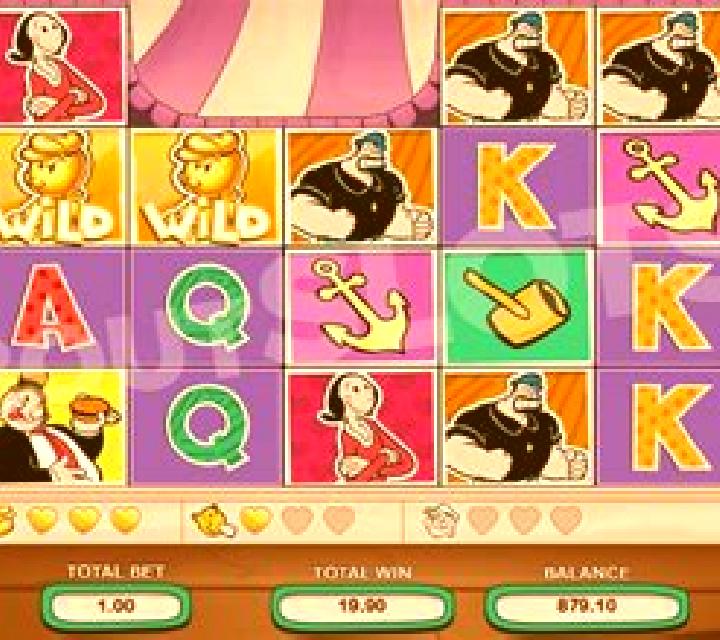 Popeye and Olive Oyl slot