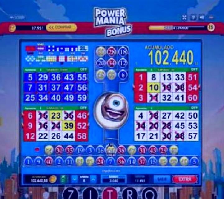Powermania Bonus Bingo online slot