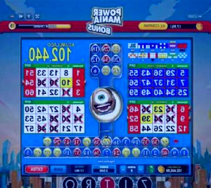 Powermania Bonus Bingo slot game