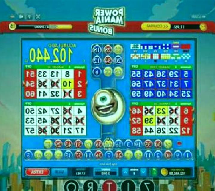 Powermania Bonus Bingo slot machine