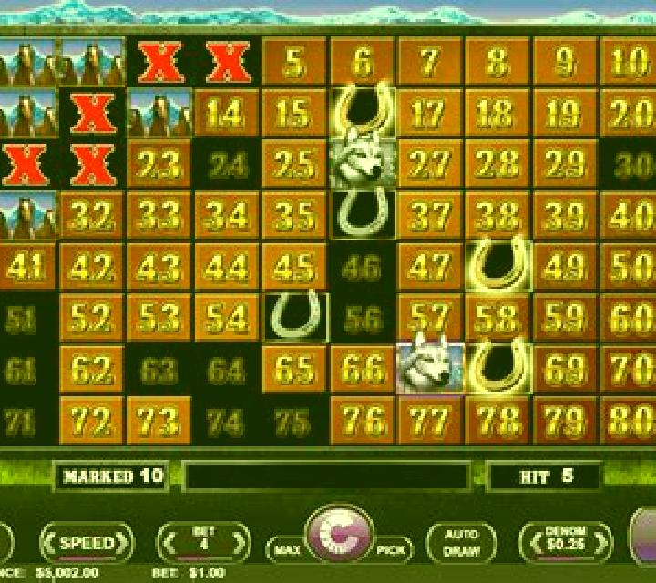 Prairie Thunder Keno slot machine