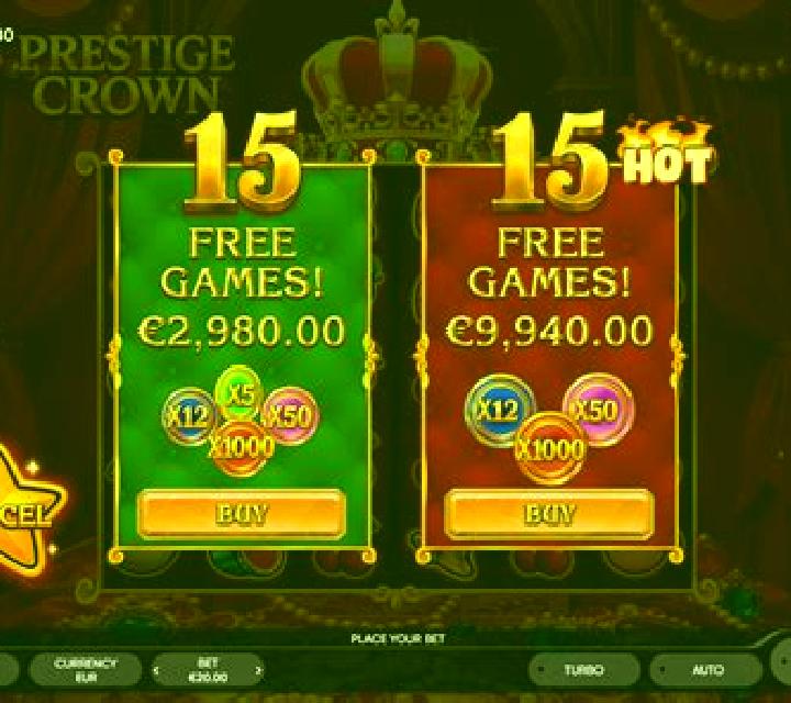 Prestige Crown online slot