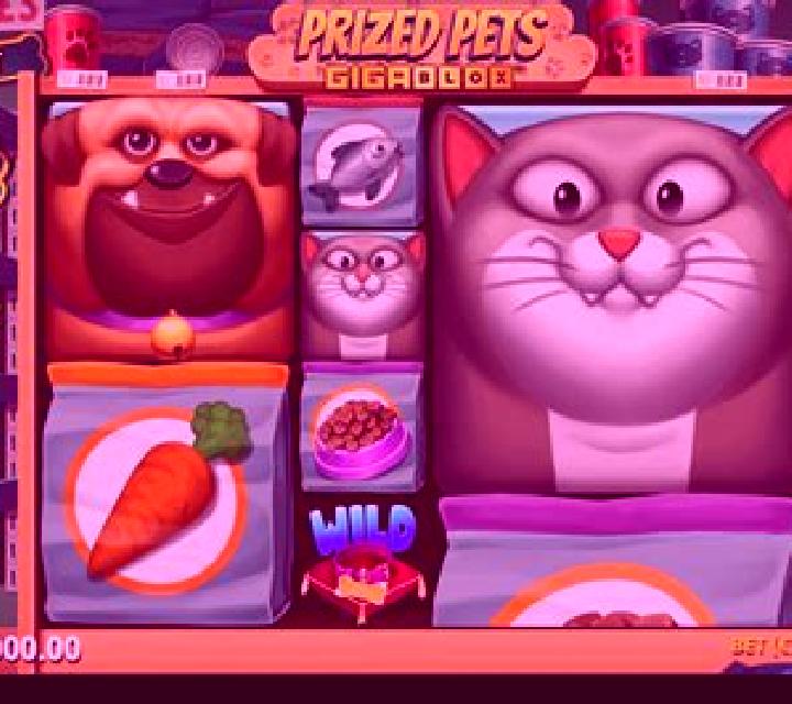 Prized Pets Gigablox slot machine
