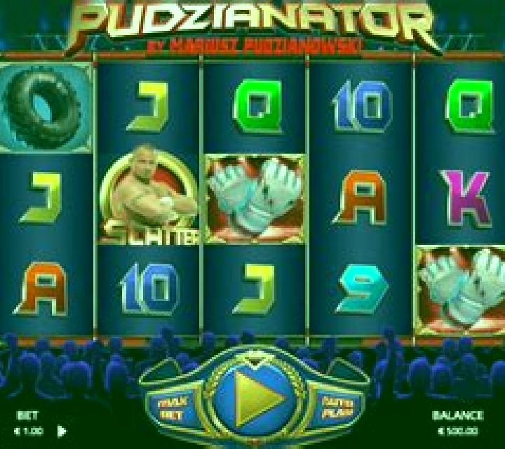 Pudzianator + slot game