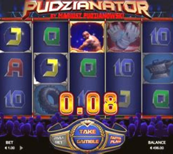 Pudzianator + slot machine